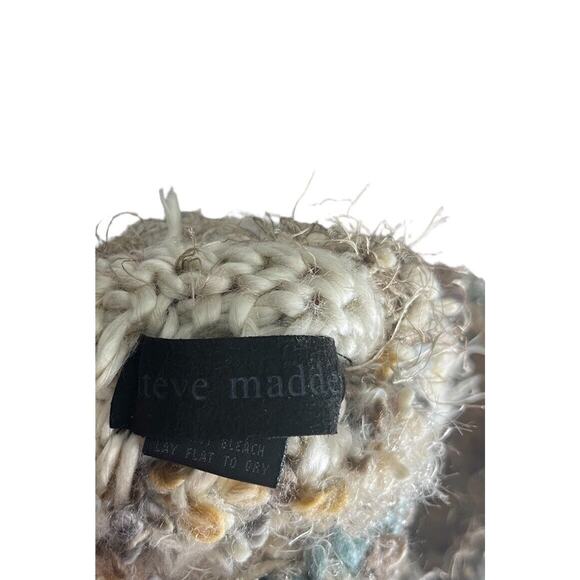 Steve Madden Cream Gray Pink Knit Infinity Scarf Multicolor - Picture 5 of 5